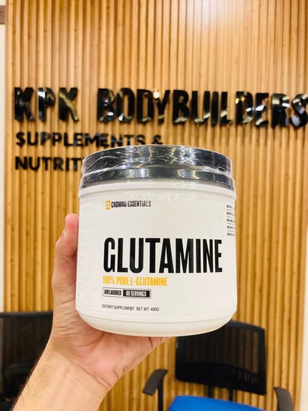 CNDMND Essentials Glutamine 100% Pure L-Glutamine Unflavored 80 Servings 400g