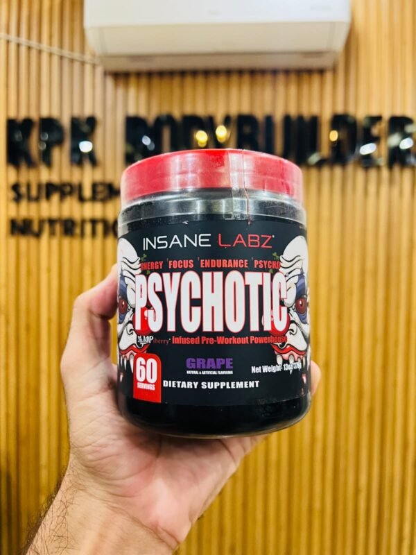 Insane Labz Psychotic Pre-Workout Grape 60 Servings