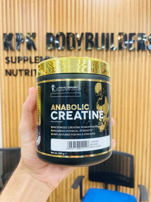 Kevin Levrone Black Line Anabolic Creatine Micronized Creatine Monohydrate 300g