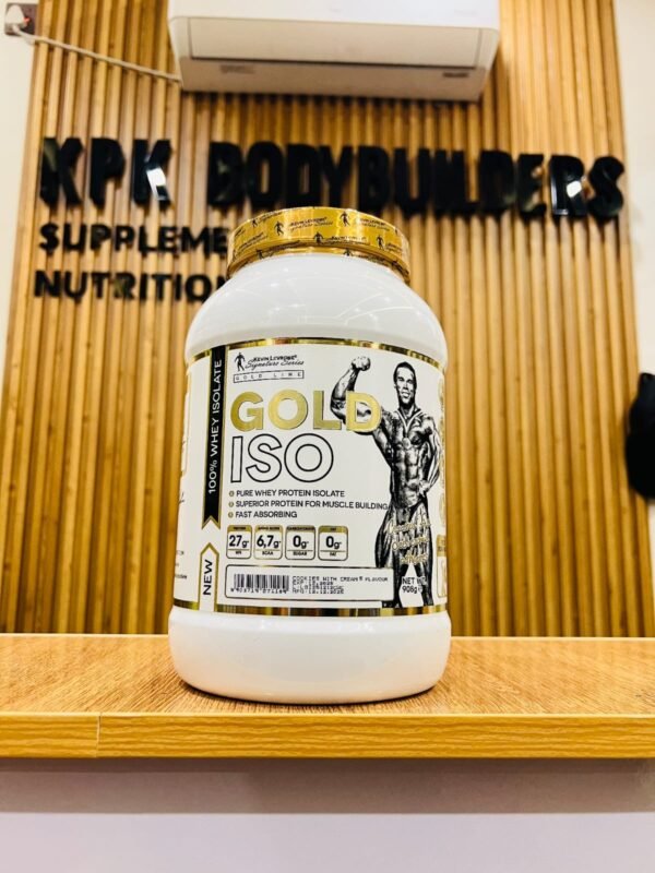 Kevin Levrone Gold Line Gold ISO 100% Whey Isolate Cookies with Cream 908g