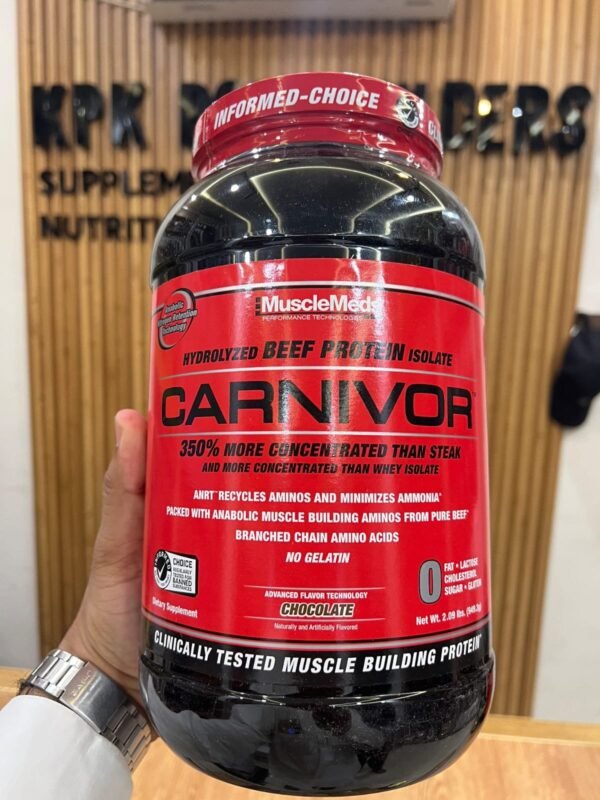 MuscleMeds Carnivor Hydrolyzed Beef Protein Isolate Chocolate 2.09lbs