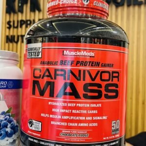 MuscleMeds Carnivor Mass Anabolic Beef Protein Gainer Chocolate Fudge 5.83lbs