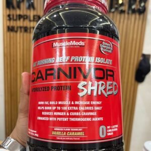 MuscleMeds Carnivor Shred Fat Burning Beef Protein Isolate Vanilla Caramel 1.91lbs