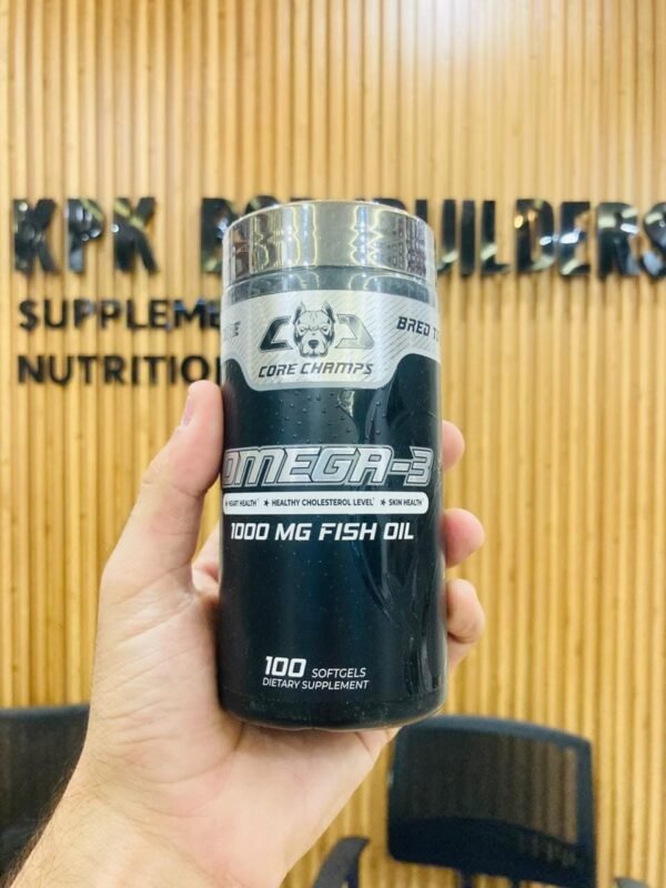 Muscle Rulz Omega-3 Fish Oil Softgels 1000mg 100 Softgels