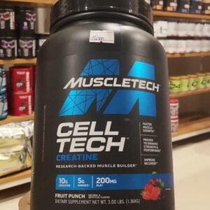 MuscleTech Cell Tech Creatine Research-Backed Muscle Builder Fruit Punch 3lbs