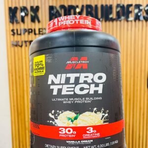 MuscleTech Nitro-Tech Whey Protein Vanilla Cream 4lb