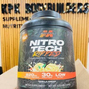 MuscleTech Nitro-Tech Ripped Vanilla Cream 4lb