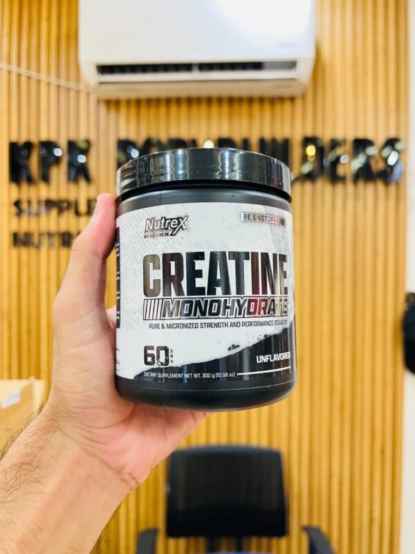 Nutrex Research Creatine Monohydrate Pure Micronized Unflavored 60 Servings 300g