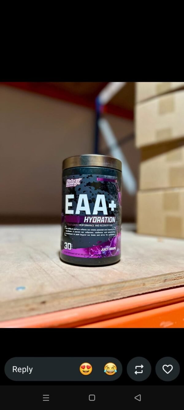 Nutrex Research EAA+ Hydration Juicy Grape 30 Servings