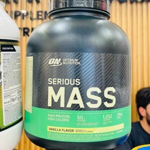 Optimum Nutrition Serious Mass High Protein High Calorie Weight Gainer Vanilla 6lbs