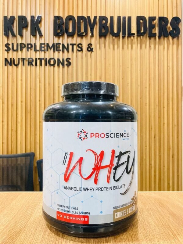 ProScience Nutra 100% Whey Anabolic Whey Protein Isolate Cookies & Cream 5lb