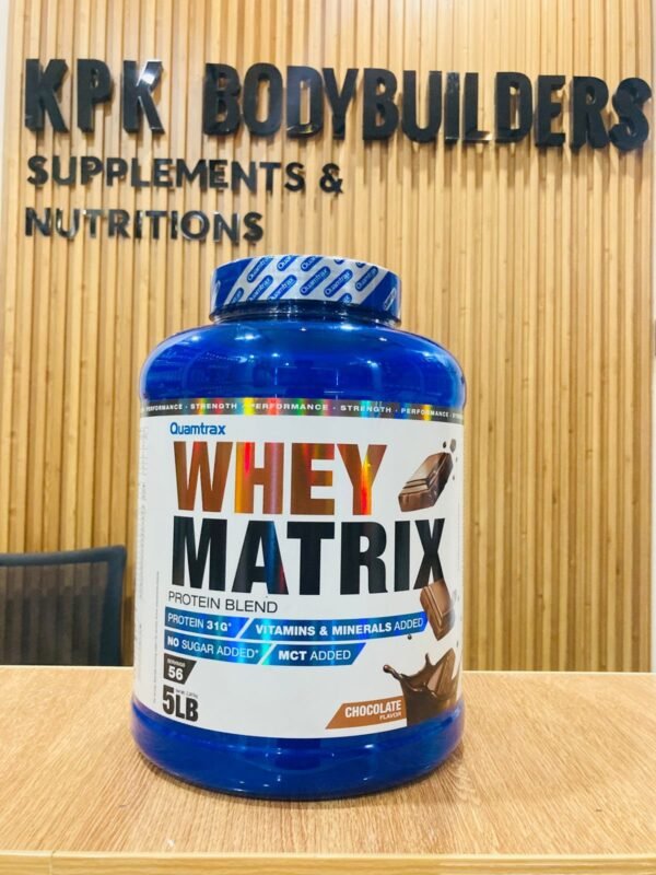 Quamtrax Whey Matrix Protein Blend Chocolate 5lb