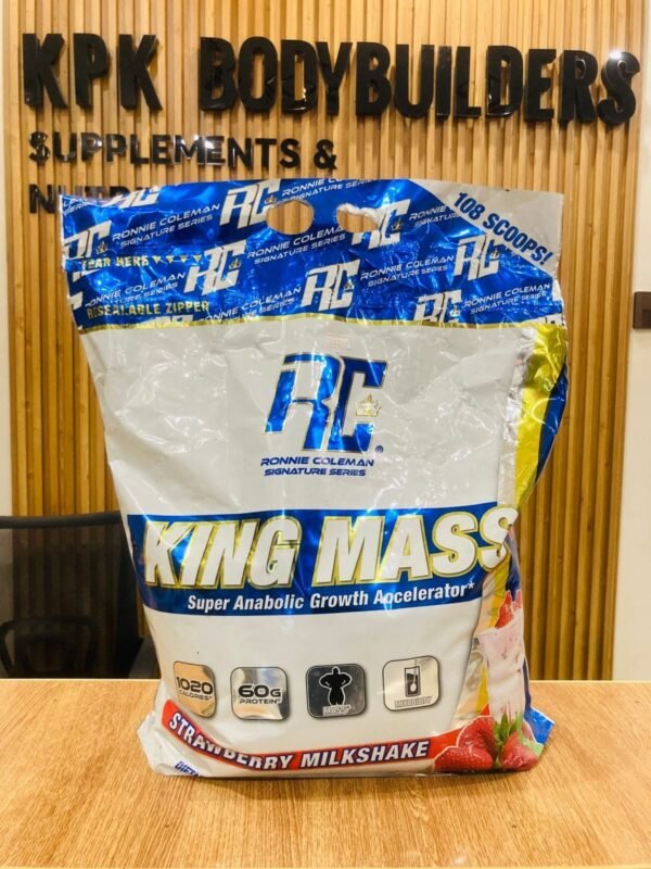 Ronnie Coleman Signature Series King Mass Strawberry Milkshake 108 Scoops